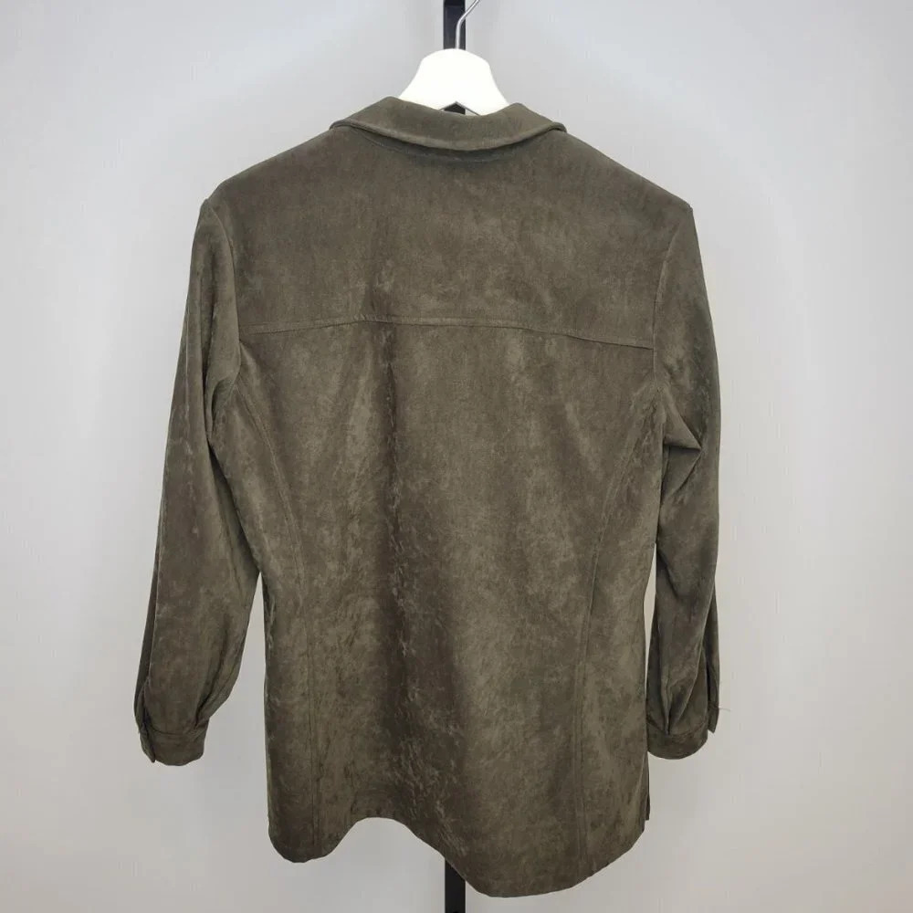 Cleo Suede  Look Shacket - Picture 4 of 5